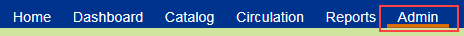 Destiny tabs with the Admin tab highlighted.